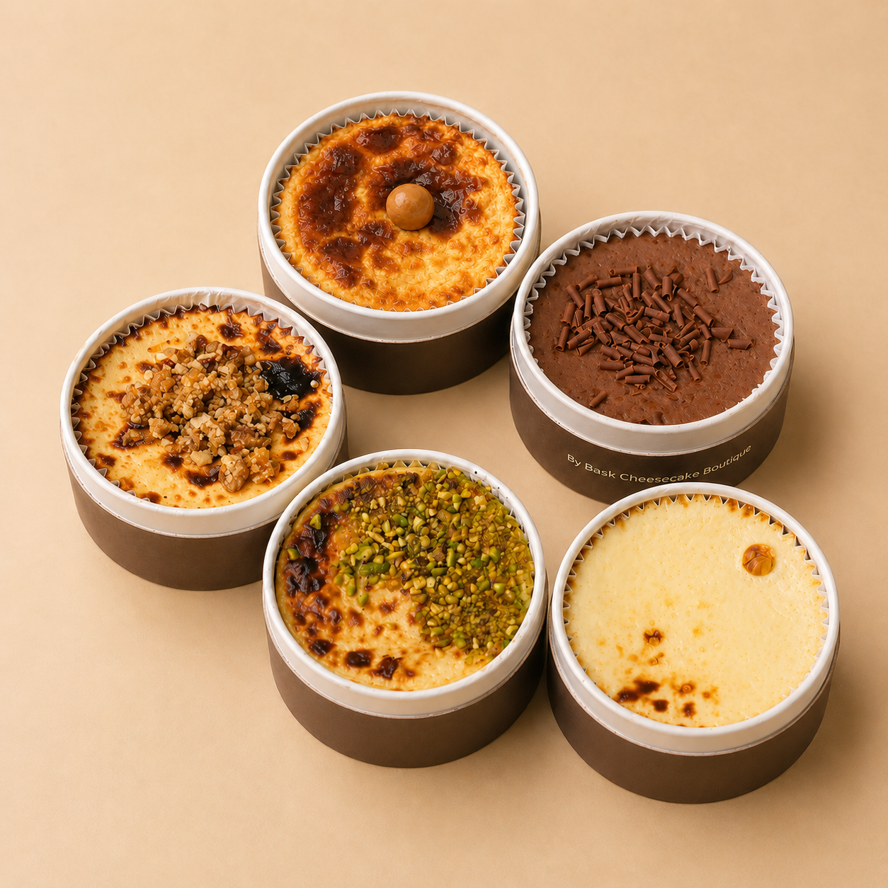 mixed mini cheesecake set