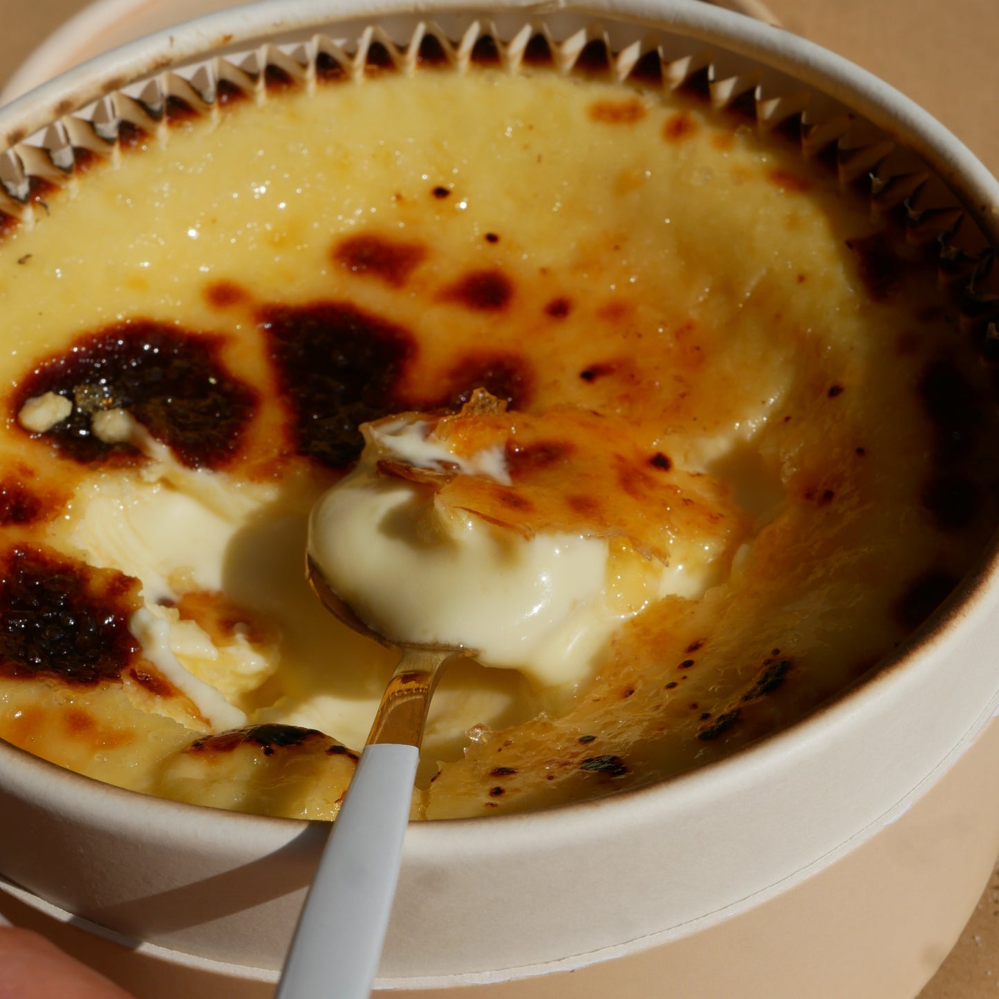 san sebastian cheesecake meets brulee