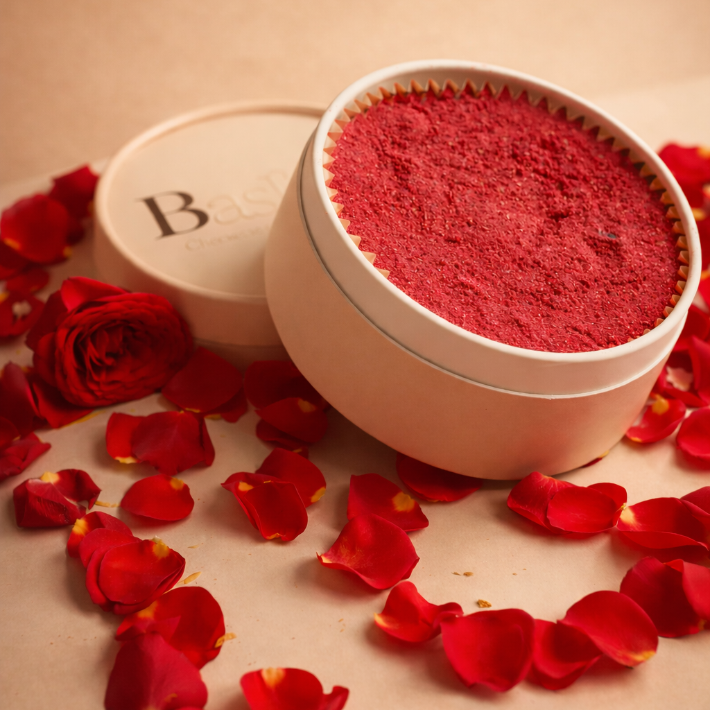 Ruby chocolate cheesecake